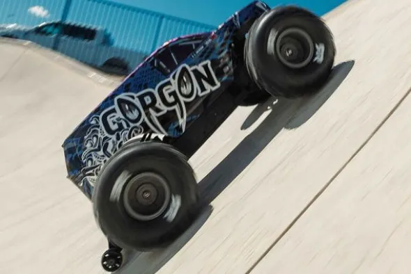 GORGON BRUSHLESS 223S 2WD - MONSTER TRUCK 1:10 - BLU/NERO