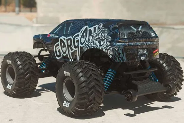 GORGON BRUSHLESS 223S 2WD - MONSTER TRUCK 1:10 - BLU/NERO