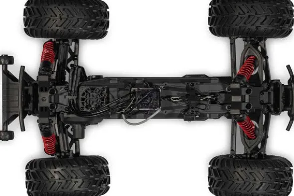 GORGON BRUSHLESS 223S 2WD - MONSTER TRUCK 1:10 - ROSSO/NERO