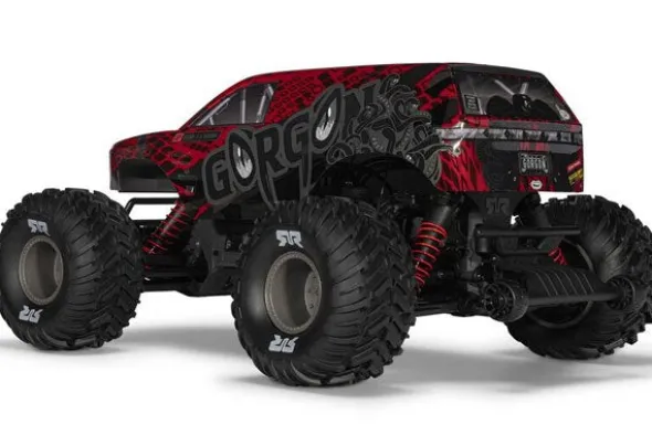 GORGON BRUSHLESS 223S 2WD - MONSTER TRUCK 1:10 - ROSSO/NERO