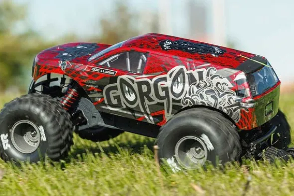 GORGON BRUSHLESS 223S 2WD - MONSTER TRUCK 1:10 - ROSSO/NERO
