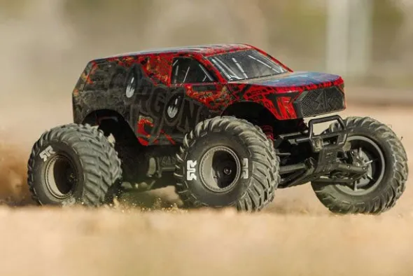 GORGON BRUSHLESS 223S 2WD - MONSTER TRUCK 1:10 - ROSSO/NERO