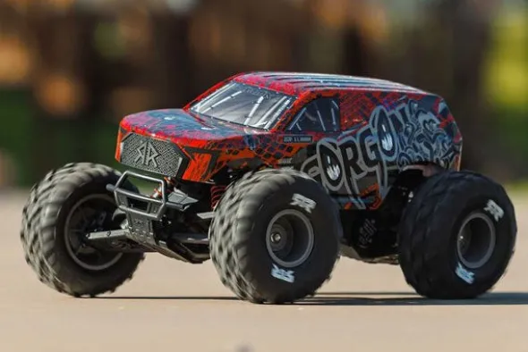 GORGON BRUSHLESS 223S 2WD - MONSTER TRUCK 1:10 - ROSSO/NERO