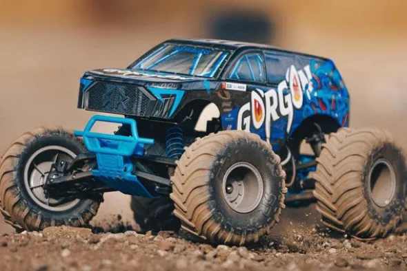 GORGON 4X2 MEGA 550 - MONSTER TRUCK 1:10 - BLU