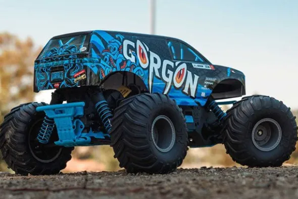 GORGON 4X2 MEGA 550 - MONSTER TRUCK 1:10 - BLU