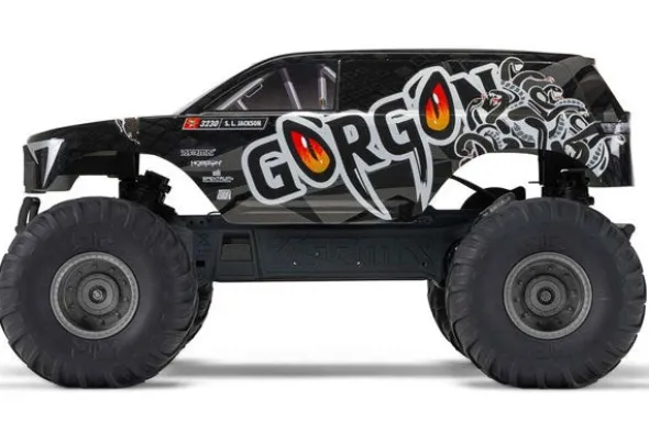 GORGON 4X2 MEGA 550 - MONSTER TRUCK KIT MONTAGGIO 1:10 - NERO