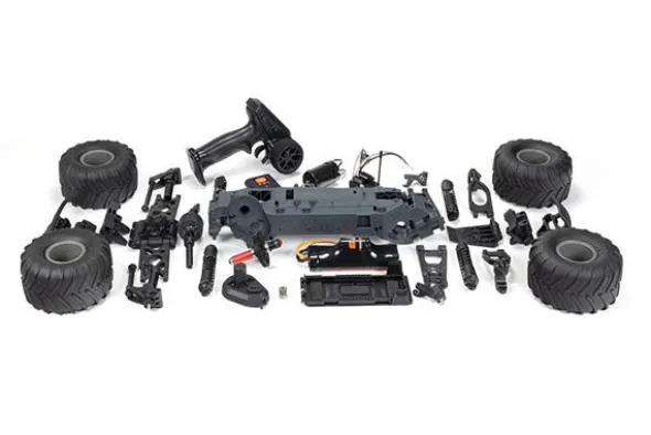 GORGON 4X2 MEGA 550 - MONSTER TRUCK KIT MONTAGGIO 1:10 - NERO