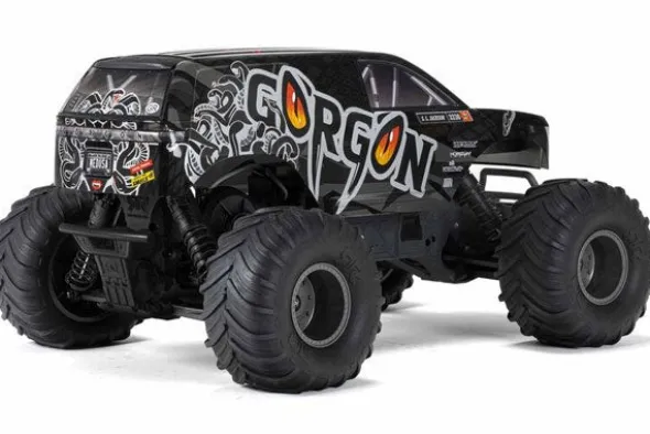 GORGON 4X2 MEGA 550 - MONSTER TRUCK KIT MONTAGGIO 1:10 - NERO