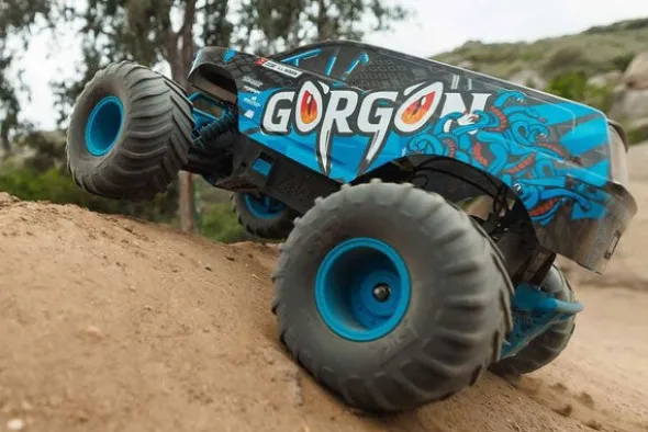 GORGON 4X2 MEGA 550 - RTR MONSTER TRUCK 1:10 - BLU