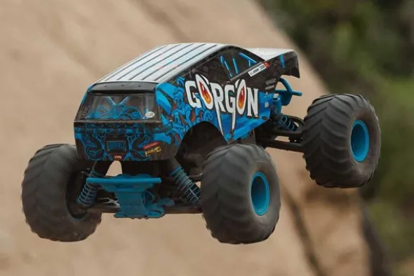 GORGON 4X2 MEGA 550 - RTR MONSTER TRUCK 1:10 - BLU