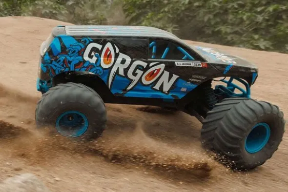 GORGON 4X2 MEGA 550 - RTR MONSTER TRUCK 1:10 - BLU