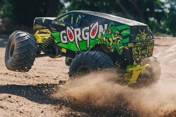 GORGON 4X2 MEGA 550 - RTR MONSTER TRUCK 1:10 - GIALLO