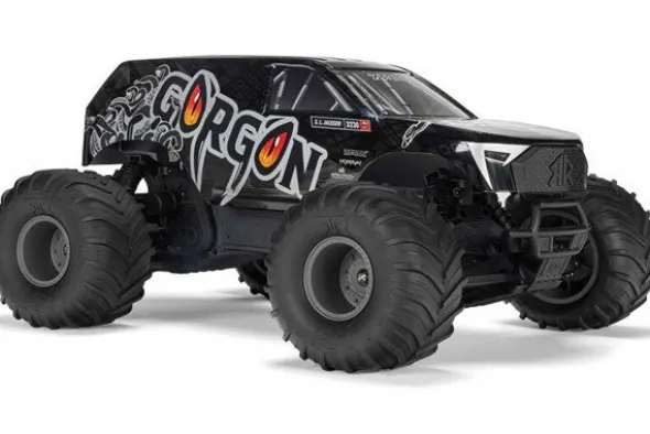 GORGON 4X2 MEGA 550 - RTR MONSTER TRUCK 1:10 - GUN METAL