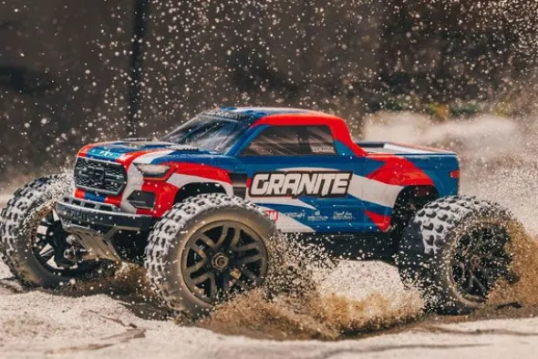 GRANITE GROM MEGA 380 - RTR MONSTER TRUCK 1:18 - BLU