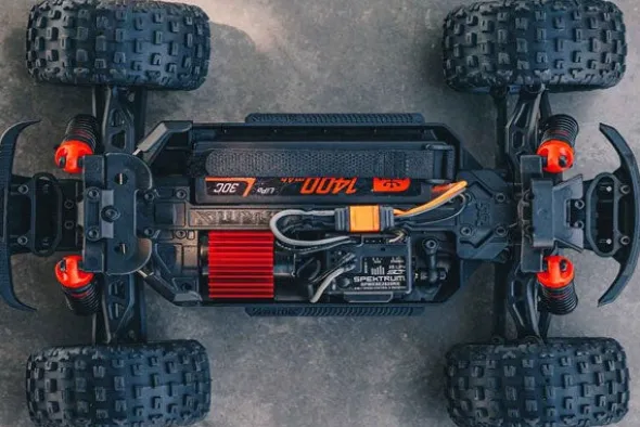 GRANITE GROM MEGA 380 - RTR MONSTER TRUCK 1:18 - BLU