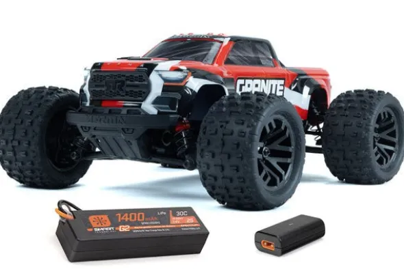 GRANITE GROM MEGA 380 - RTR MONSTER TRUCK 1:18 - ROSSO