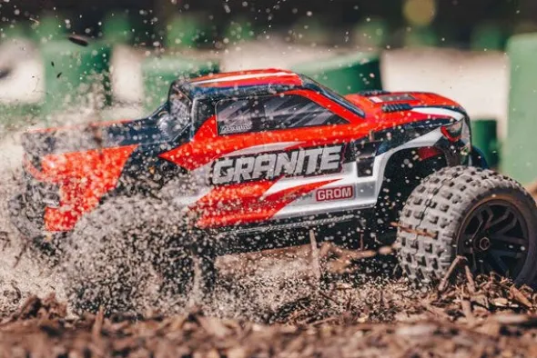 GRANITE GROM MEGA 380 - RTR MONSTER TRUCK 1:18 - ROSSO