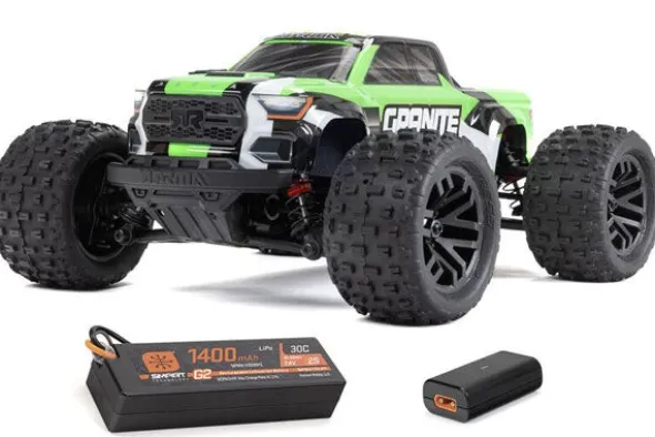 GRANITE GROM MEGA 380 - RTR MONSTER TRUCK 1:18 - VERDE