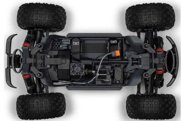 GRANITE MEGA 665 4X4 BRUSHED - RTR MONSTER TRUCK 1:10 - ORANGE