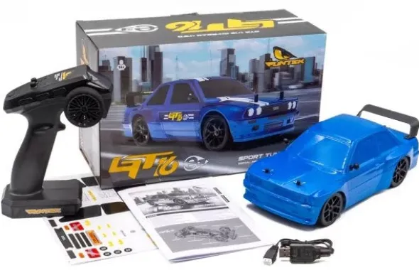 GT16E - RTR TOURING CAR - 1:16 - BLU