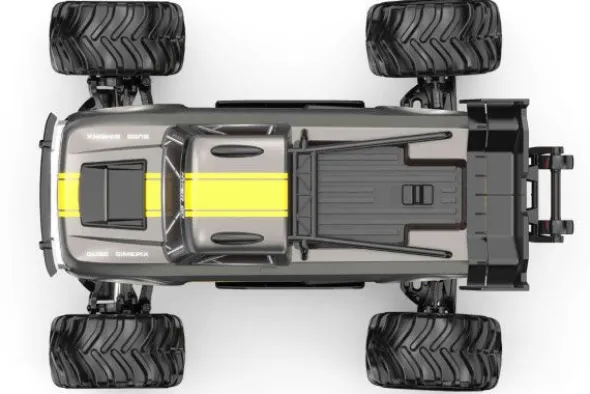 HYPER GO BRUSHLESS 4WD - RTR MONSTER TRUCK - 1:10 - GRIGIO