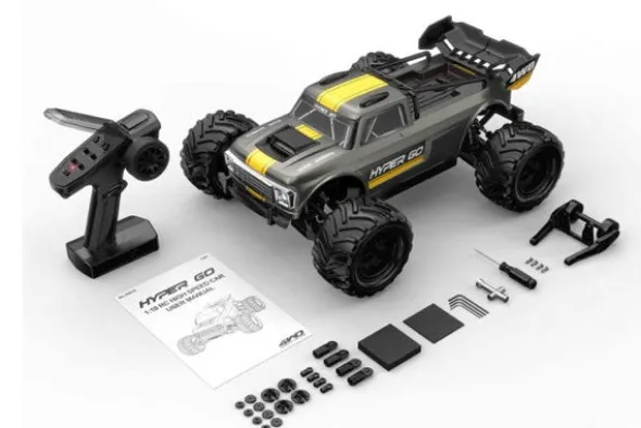 HYPER GO BRUSHLESS 4WD - RTR MONSTER TRUCK - 1:10 - GRIGIO