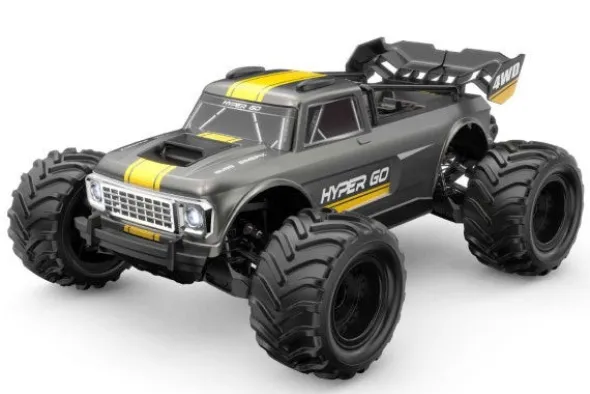 HYPER GO BRUSHLESS 4WD - RTR MONSTER TRUCK - 1:10 - GRIGIO