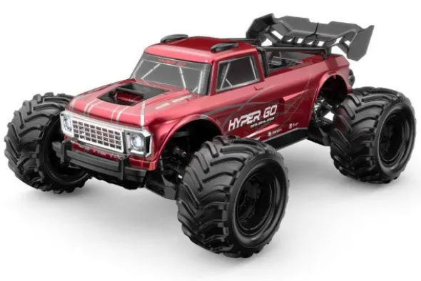 HYPER GO BRUSHLESS 4WD - RTR MONSTER TRUCK - 1:10 - ROSSO