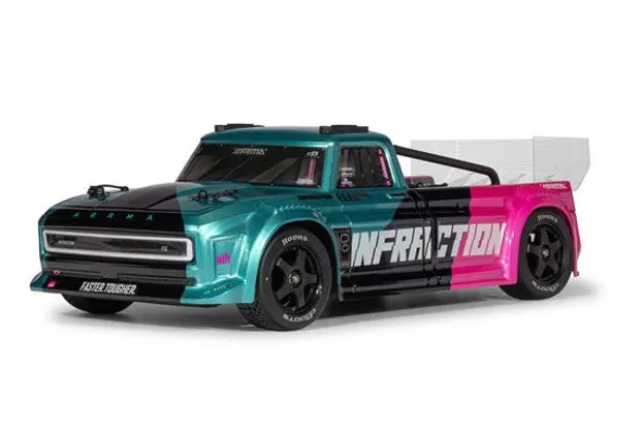 INFRACTION 223S DSC 4X4 - RTR ON-ROAD 1:8 - VERDE ACQUA/ROSA
