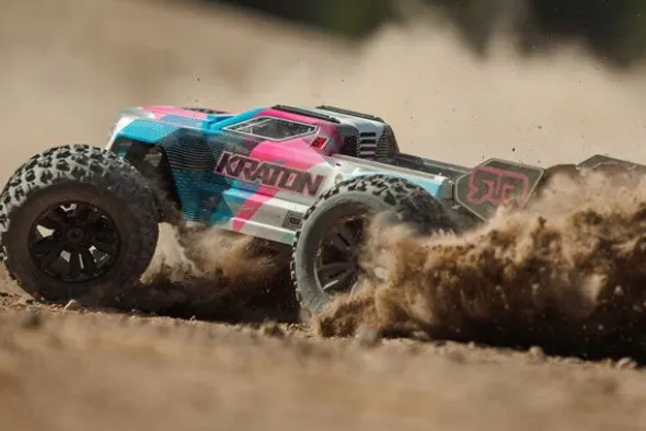 KRATON V6 BLX 4X4 BRUSHLESS 6S - RTR MONSTER TRUCK 1:8 - PINK