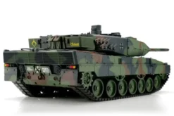 LEOPARD 2A6 MIMETICO PALLINI / INFRAROSSI CINGOLI IN METALLO 1:16