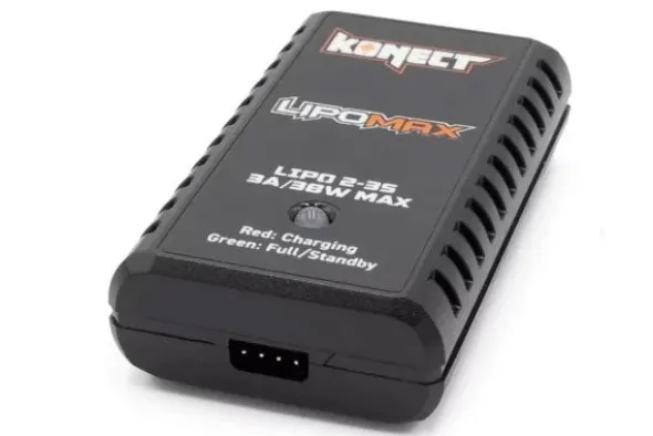 LIPOMAX CARICABATTERIE COMPATTO AC 38W LIPO 2-3S