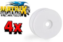 MATRIX CERCHI 1:8 OFF-ROAD - 4 PEZZI - BIANCO