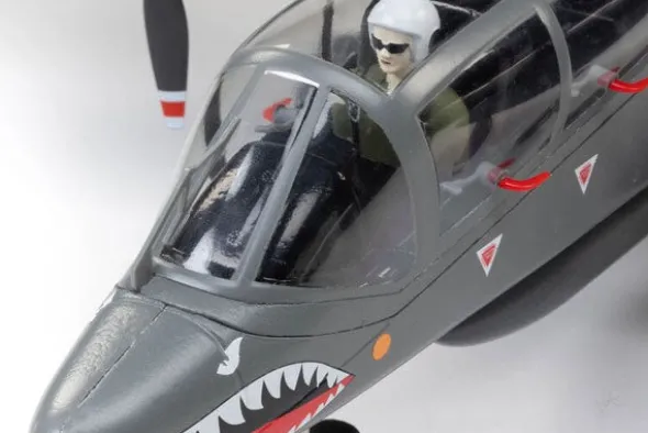 MICRO OV-10 BRONCO - 645mm BNF BASIC STABILIZZATO