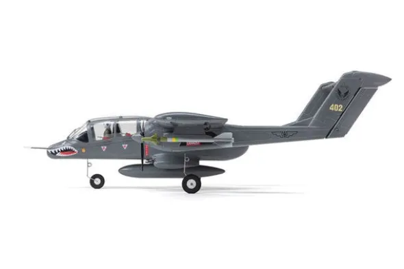 MICRO OV-10 BRONCO - 645mm BNF BASIC STABILIZZATO