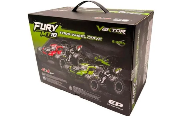 MINI FURY MT18 VEKTOR 4WD - RTR MONSTER TRUCK - 1:18 - ROSSO