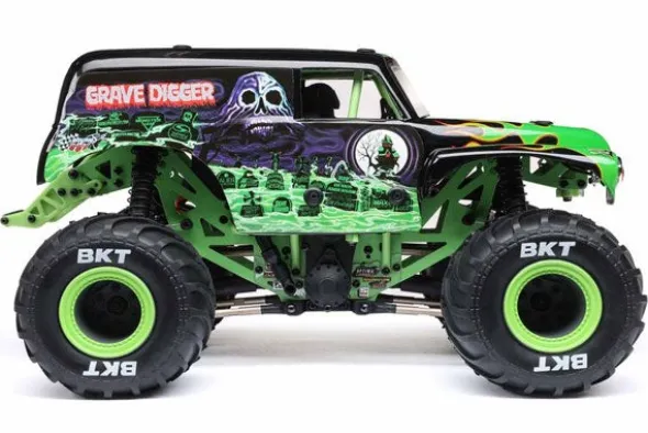 MINI LMT 4X4 BRUSHED - GRAVE DIGGER - RTR MONSTER TRUCK 1:18