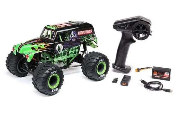 MINI LMT 4X4 BRUSHED - GRAVE DIGGER - RTR MONSTER TRUCK 1:18