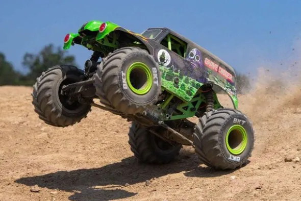 MINI LMT 4X4 BRUSHED - GRAVE DIGGER - RTR MONSTER TRUCK 1:18