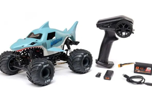 MINI LMT 4X4 BRUSHED - MEGALODON - RTR MONSTER TRUCK 1:18