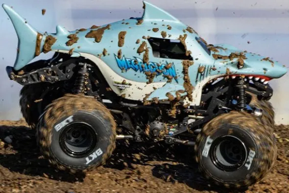 MINI LMT 4X4 BRUSHED - MEGALODON - RTR MONSTER TRUCK 1:18