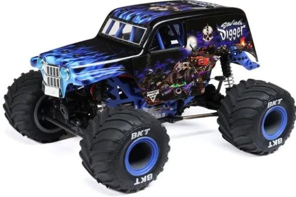 MINI LMT 4X4 BRUSHED - SON-UVA DIGGER - RTR MONSTER TRUCK 1.18