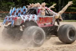 MINI LMT 4X4 BRUSHED - ZOMBIE - RTR MONSTER TRUCK 1:18 - ROSSO
