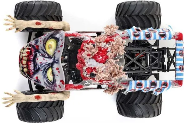 MINI LMT 4X4 BRUSHED - ZOMBIE - RTR MONSTER TRUCK 1:18 - ROSSO