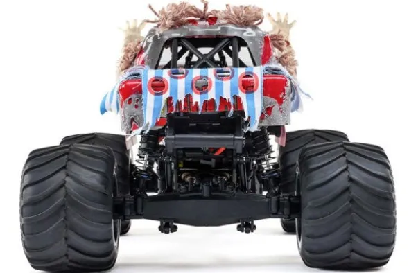 MINI LMT 4X4 BRUSHED - ZOMBIE - RTR MONSTER TRUCK 1:18 - ROSSO