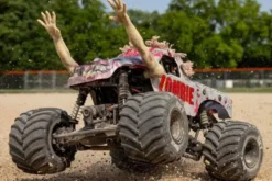 MINI LMT 4X4 BRUSHED - ZOMBIE - RTR MONSTER TRUCK 1:18 - ROSSO