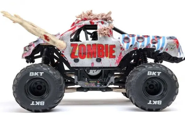 MINI LMT 4X4 BRUSHED - ZOMBIE - RTR MONSTER TRUCK 1:18 - ROSSO