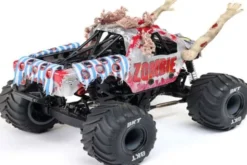 MINI LMT 4X4 BRUSHED - ZOMBIE - RTR MONSTER TRUCK 1:18 - ROSSO