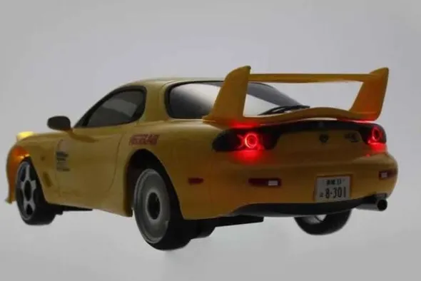 MINI-Z FIRST INITIAL-D - MAZDA RX-7 FD3S -GIALLO - RTR ON-ROAD 1:28