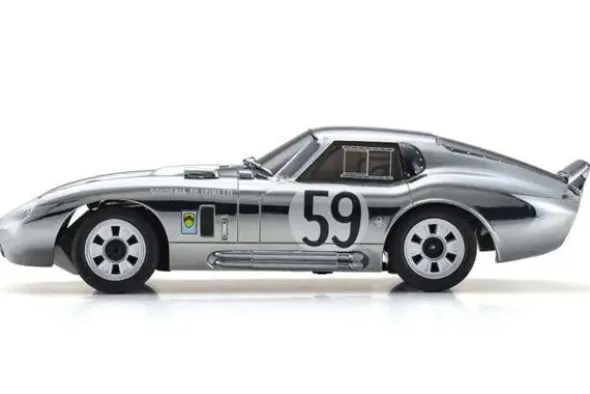MINI-Z FIRST INITIAL-D - SHELBY COBRA DAYTONA - CHROME - RTR ON-ROAD 1:28